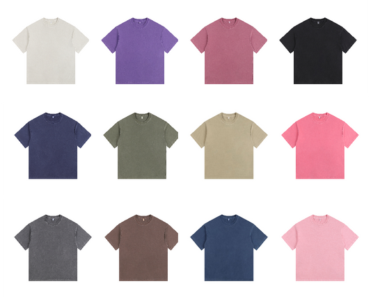 260GSM Vintage Washed Tee