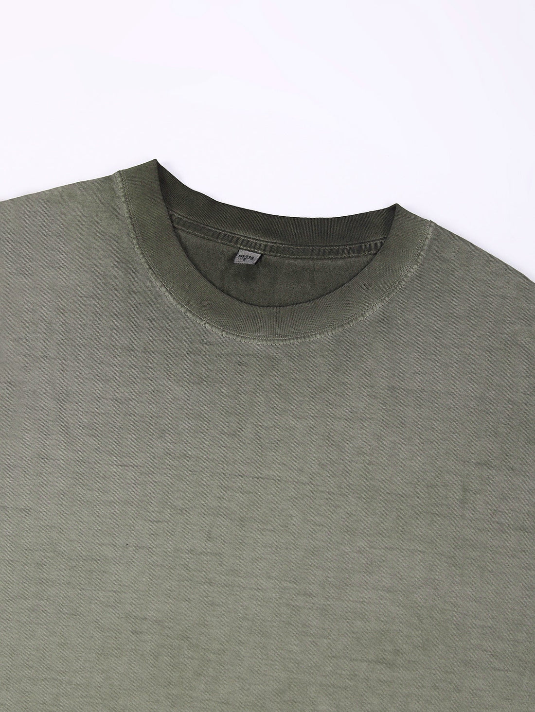 Purple ombre washed cotton jersey draped to show dye variation and soft texture