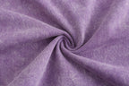 200GSM Vintage Snow Washed Tee - Purple Fabric, Stitching and Construction - Detail View