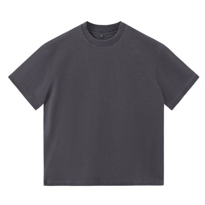 240GSM Women Distressed Snow Washed Cropped Tee