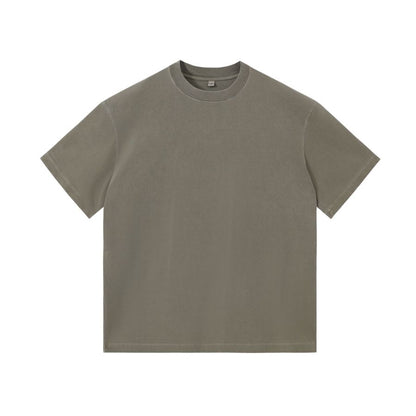 240GSM Women Distressed Snow Washed Cropped Tee