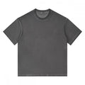 240GSM Women Distressed Dual-color Washed Cropped Tee