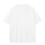 230GSM Solid Color Tee - White - Back View