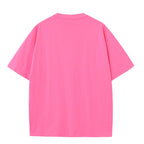 230GSM Solid Color Tee - Pink - Back View