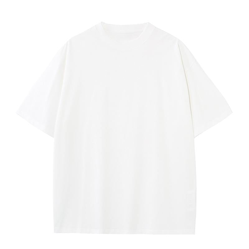 270GSM Solid Color Tee - White - Front View