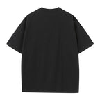 270GSM Solid Color Tee - Black - Back View