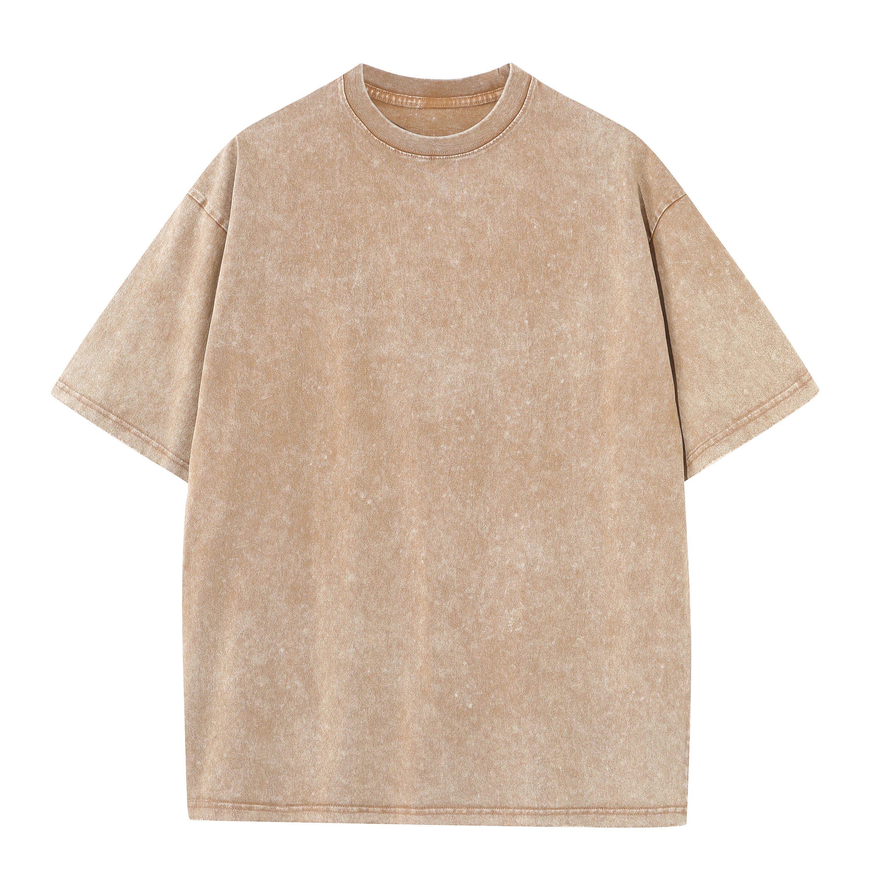 200GSM Vintage Snow Washed Tee - Front View