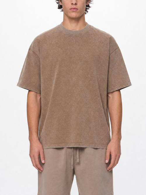 200GSM Vintage Snow Washed Tee