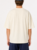 230GSM Solid Color Tee - Almond - Model View
