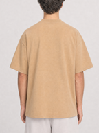 270GSM Solid Color Tee - Khaki - Model View