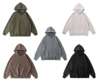 350GSM Snow Washed Pullover Hoodie - Available Color Options