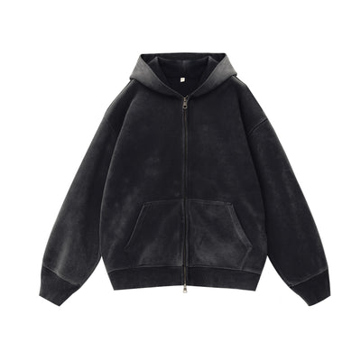 380GSM Zip Up Fleece Hoodie