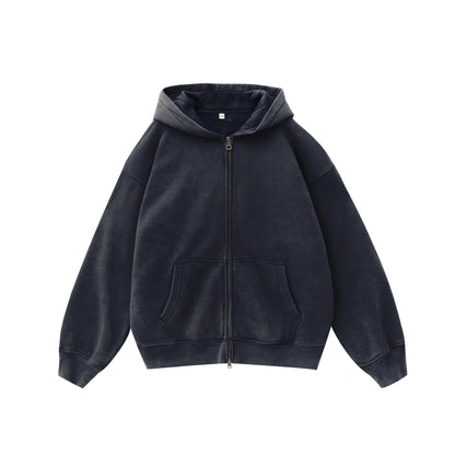 380GSM Zip Up Fleece Hoodie