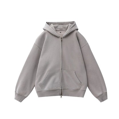380GSM Zip Up Fleece Hoodie