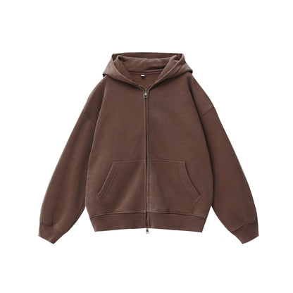 380GSM Zip Up Fleece Hoodie