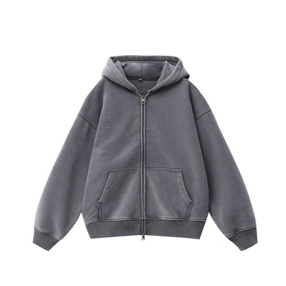 380GSM Zip Up Fleece Hoodie