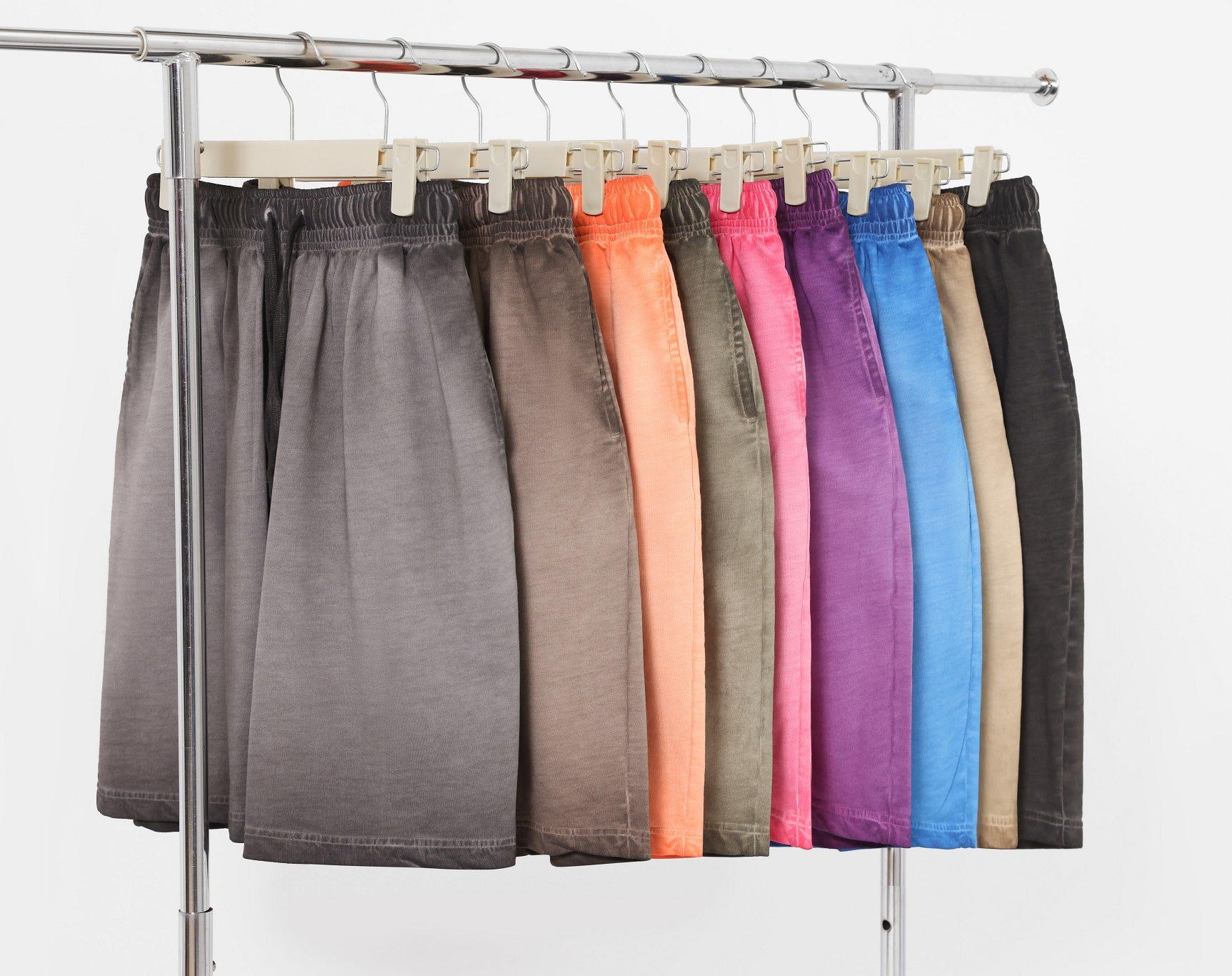 320GSM Ombre Washed Shorts - Available Color Options