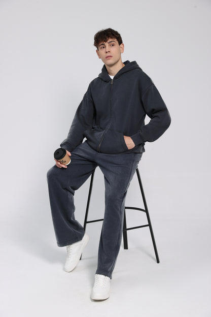 380GSM Zip Up Fleece Hoodie