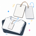 Custom Hang Tags for Clothing Brands - Custom hang tag example