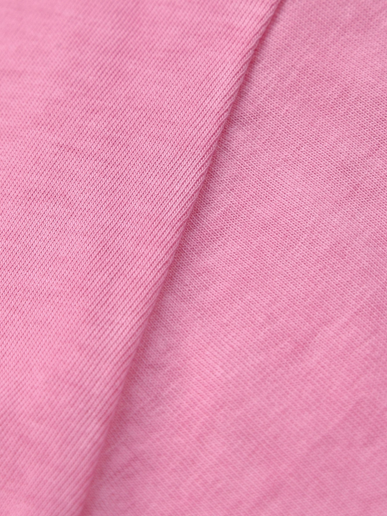230GSM Ombre Washed Tee - Pink Fabric, Stitching and Construction - Detail View