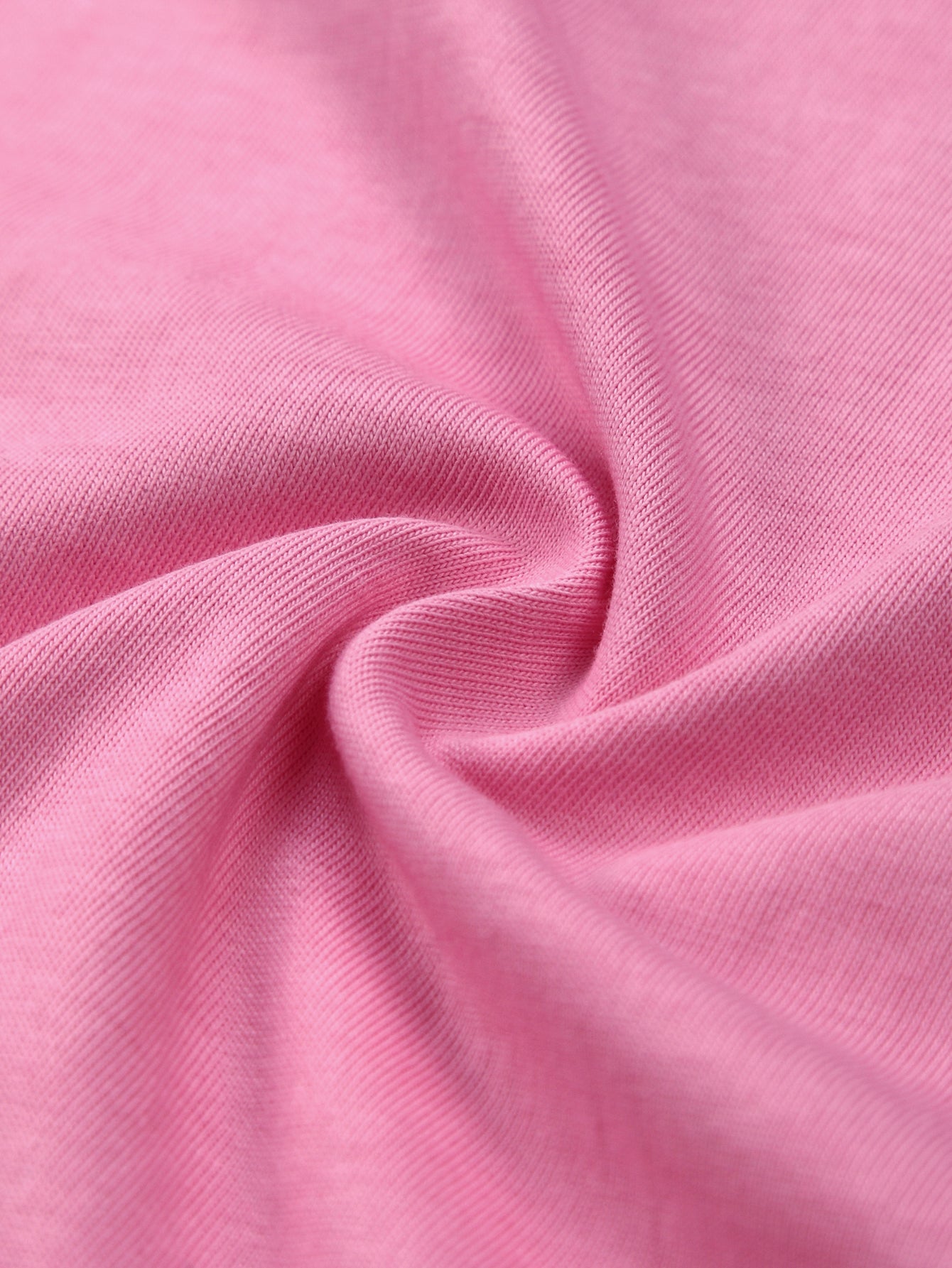 230GSM Ombre Washed Tee - Pink Fabric, Stitching and Construction - Detail View
