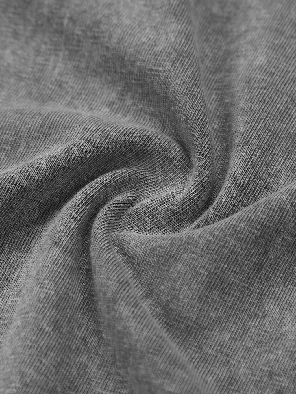 200GSM Vintage Snow Washed Sleeveless Tee - Gray Fabric, Stitching and Construction - Detail View