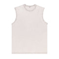 200GSM Vintage Snow Washed Sleeveless Tee - Product Detail View