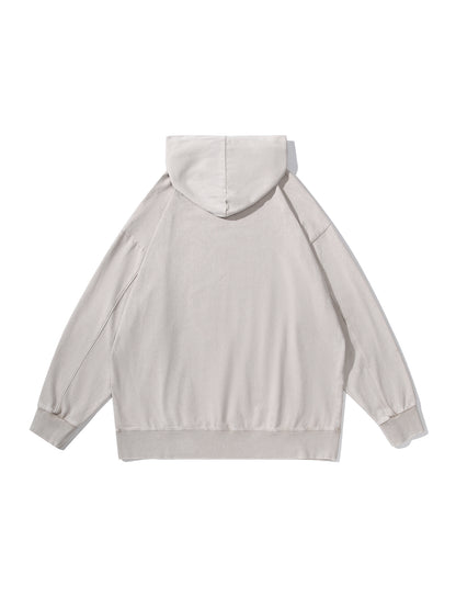 350GSM Oversized Vintage Washed Pullover Hoodie