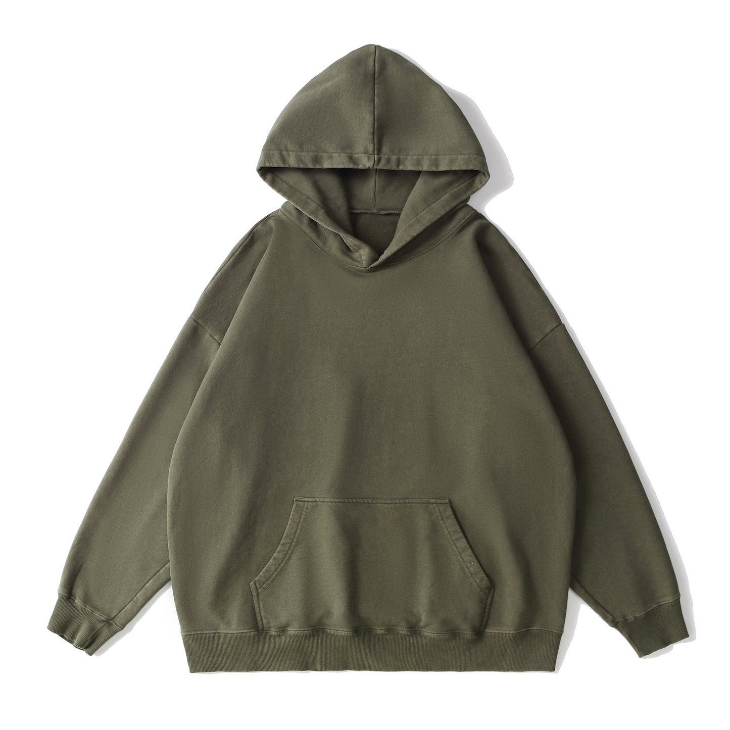 350GSM Oversized Vintage Washed Pullover Hoodie