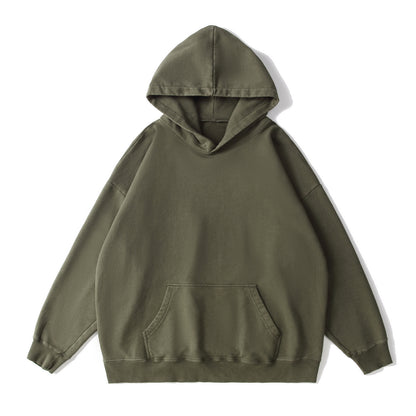 350GSM Oversized Vintage Washed Pullover Hoodie