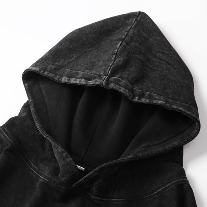 350GSM Oversized Vintage Washed Pullover Hoodie