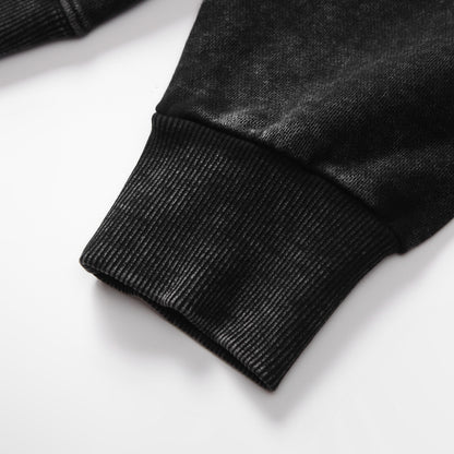 350GSM Oversized Vintage Washed Pullover Hoodie