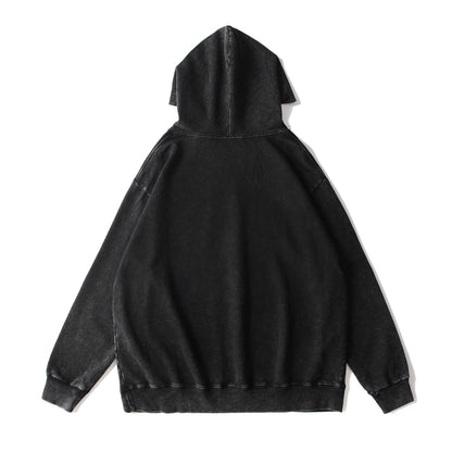 350GSM Oversized Vintage Washed Pullover Hoodie