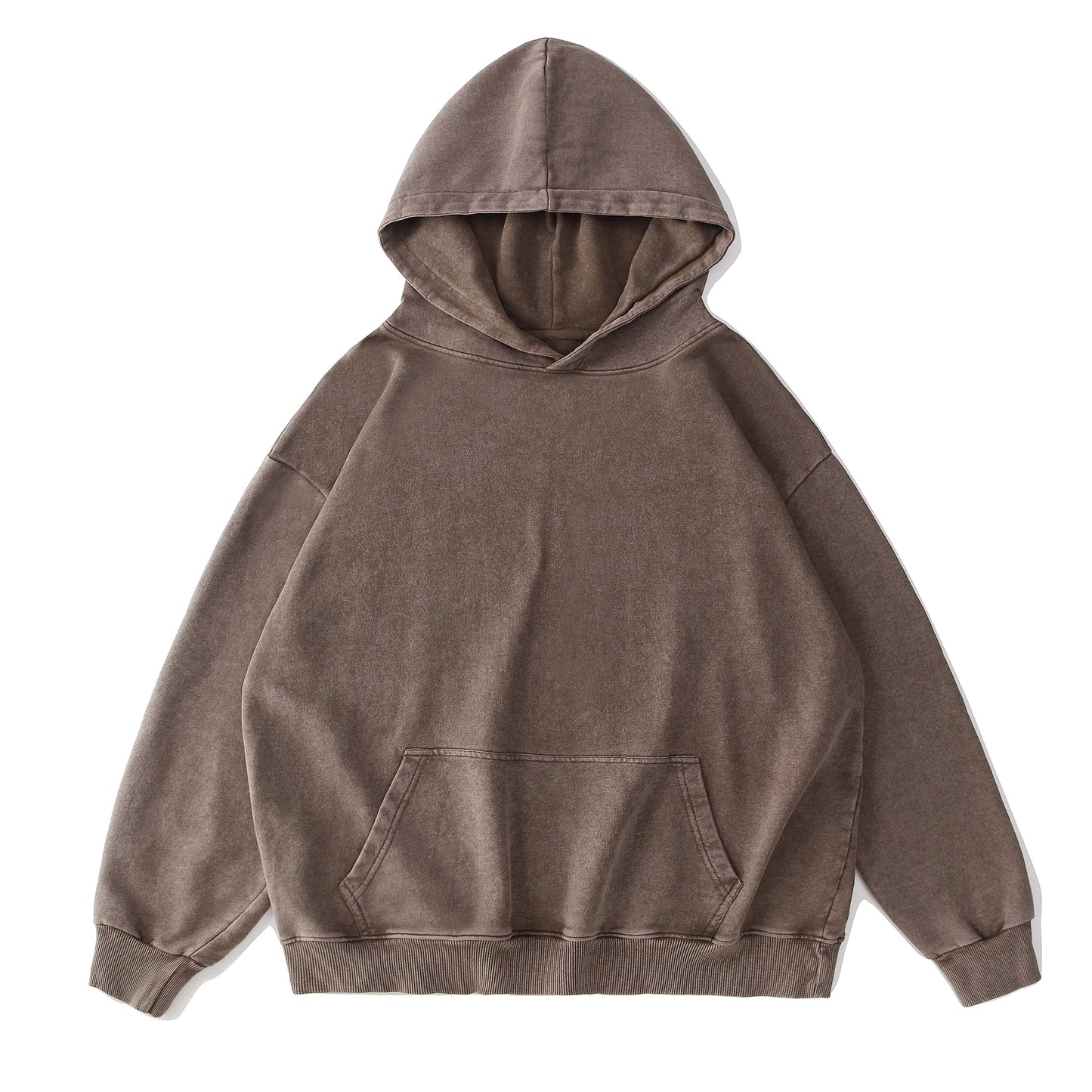 350GSM Oversized Vintage Washed Pullover Hoodie