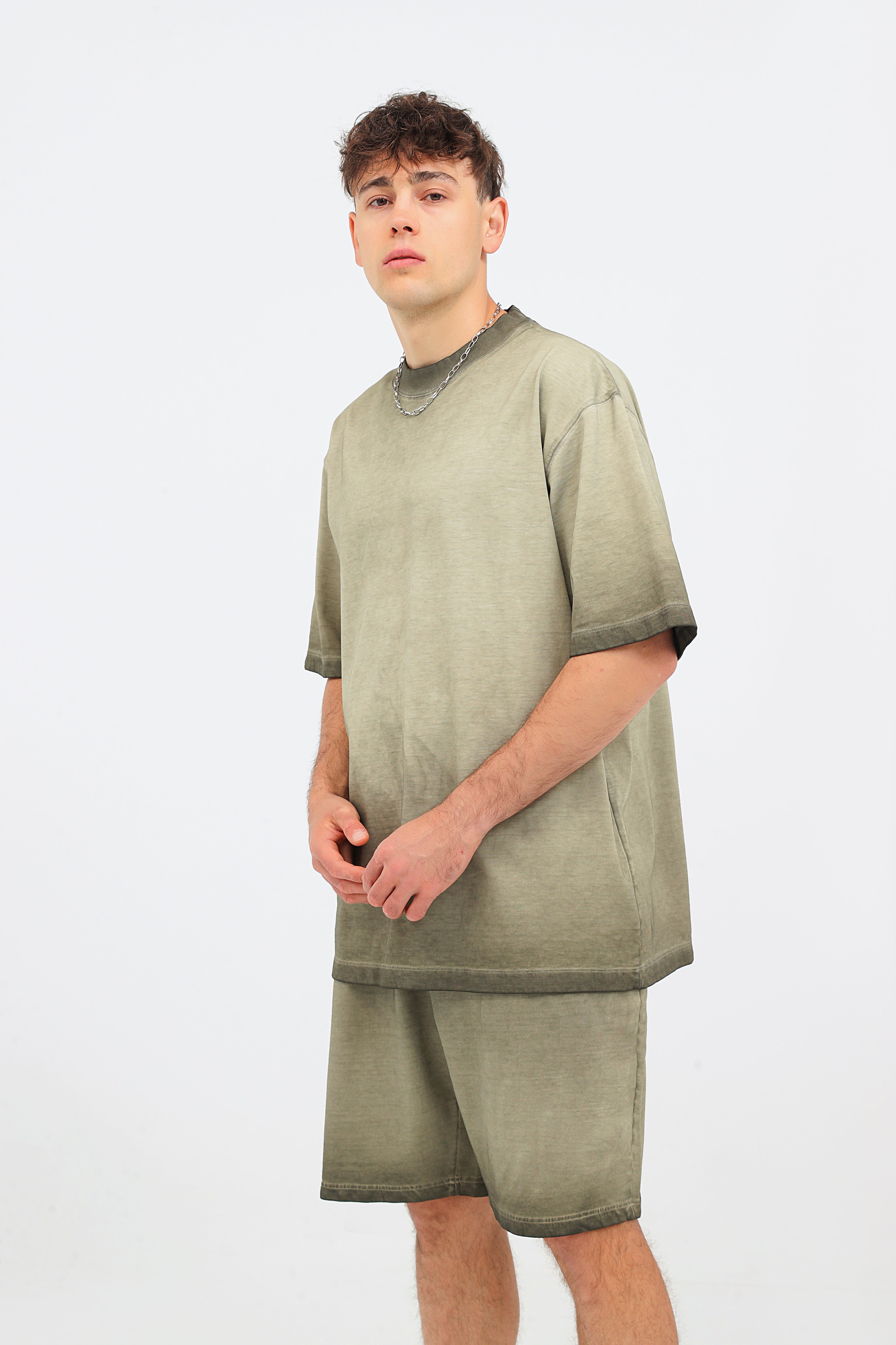 230GSM Sunfade Washed Tee