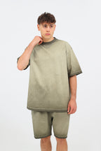 230GSM Sunfade Washed Tee